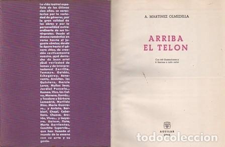 Libros de segunda mano: ARRIBA EL TELON - MARTINEZ OLMEDILLA, A. - A-TEA-760 - Foto 1
