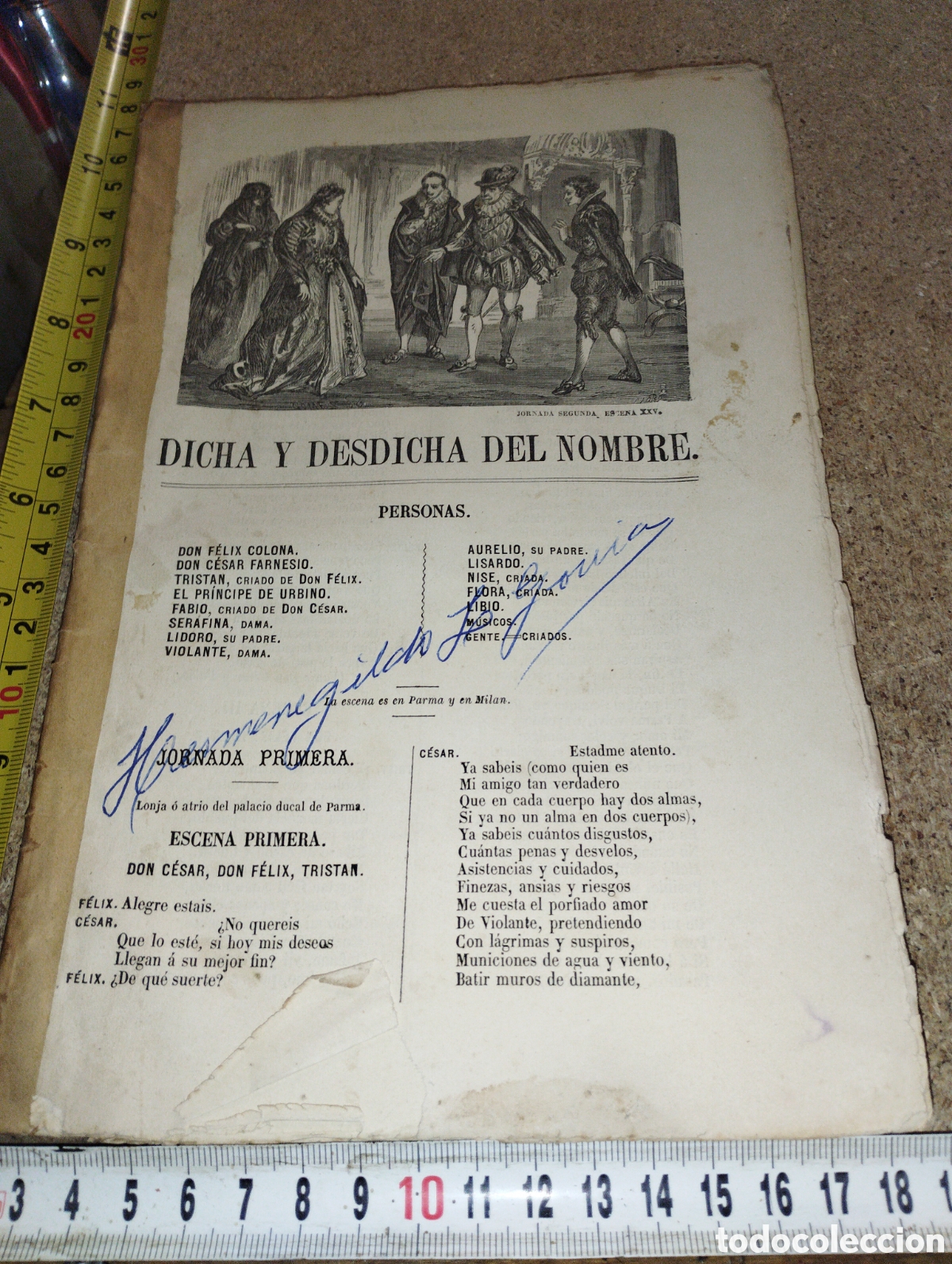 Livros em segunda m&atilde;o: Obra teatral DICHA Y DESDICHA DE UN HOMBRE