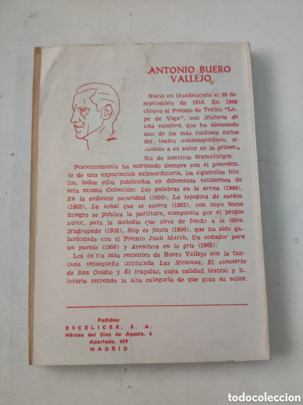 Libros de segunda mano: MITO. Libro para una opera .- A Buero Vallejo. - Foto 2
