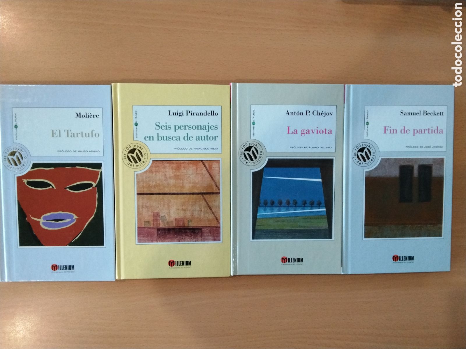 Livros em segunda m&atilde;o: Lote de 4 libros, Fin de partida , La gaviota, Seis personajes en busca de autor y El Tartufo