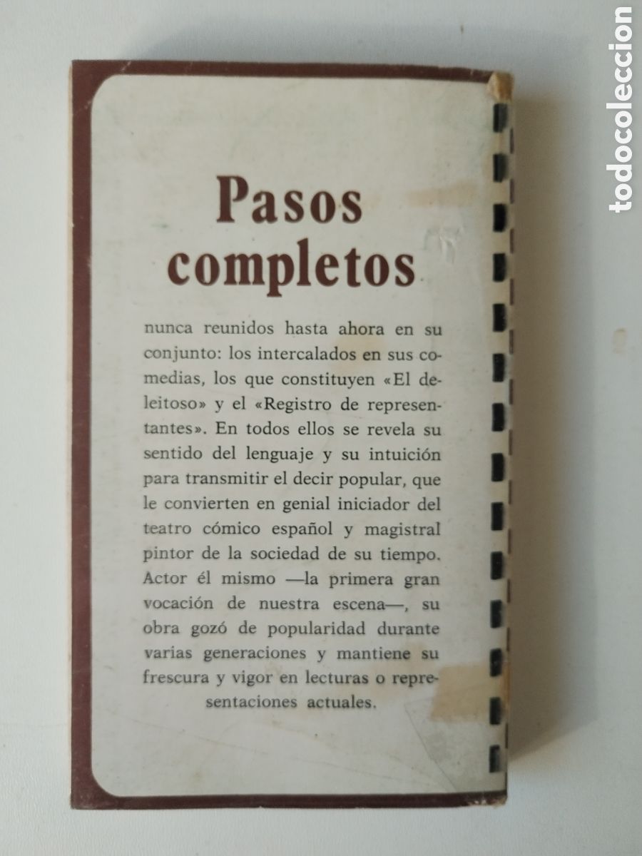 Libros de segunda mano: PASOS COMPLETOS/LOPE DE RUEDA - Foto 5