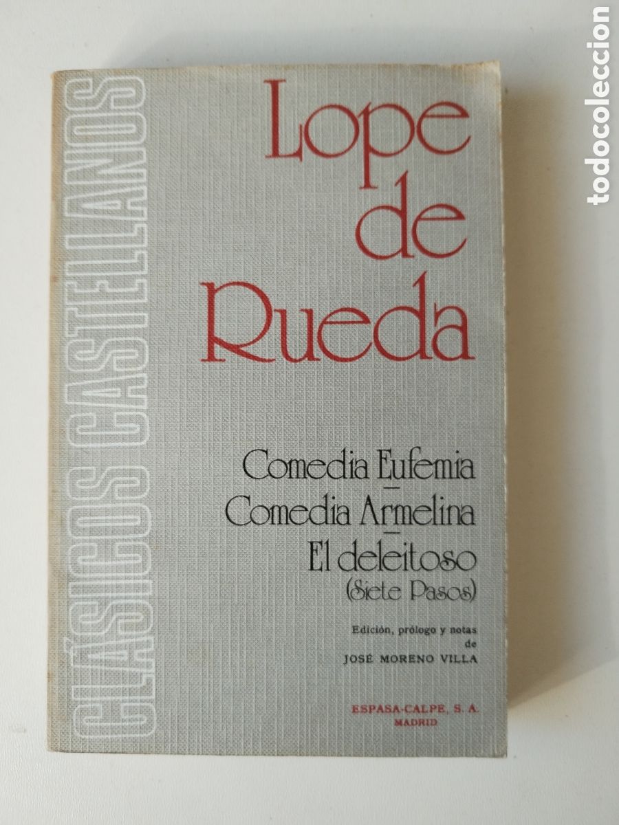 Libros de segunda mano: TEATRO/LOPE DE RUEDA - Foto 1