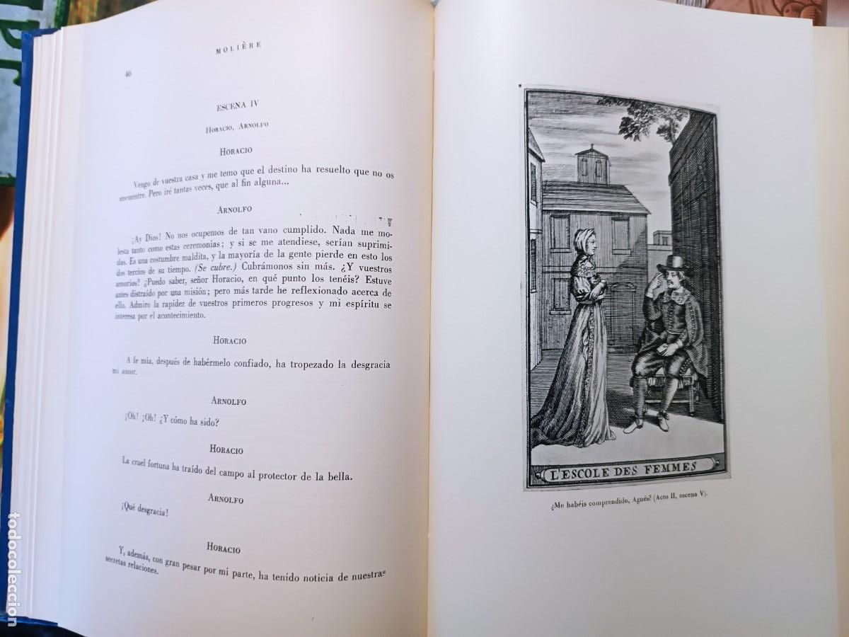 Libros de segunda mano: Selecci&oacute;n de obras de Moli&eacute;re, Montaner y simon - Foto 4