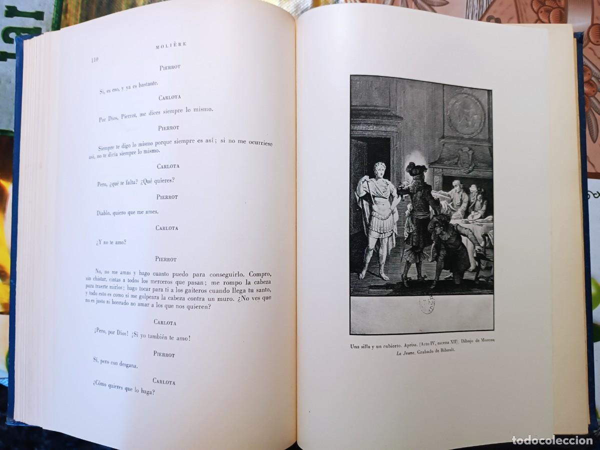 Libros de segunda mano: Selecci&oacute;n de obras de Moli&eacute;re, Montaner y simon - Foto 5
