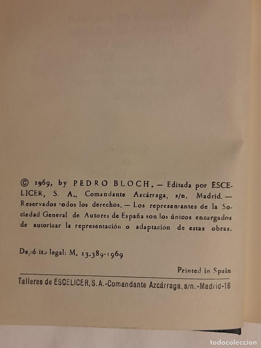 Libros de segunda mano: TEATRO SELECTO DE PEDRO BLOCH - Foto 4