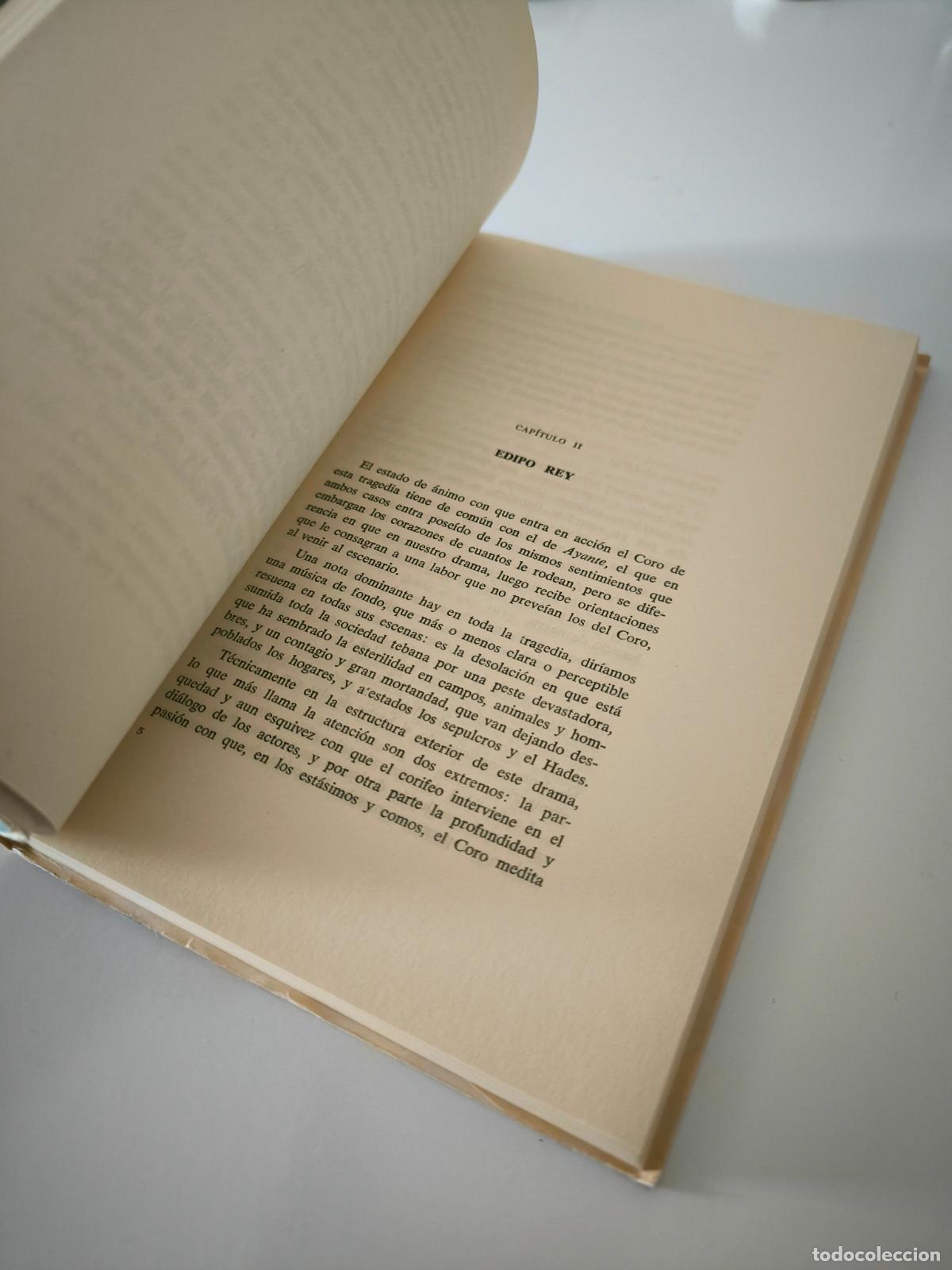 Libros de segunda mano: IGNACIO ERRANDONEA -SOFOCLES LA PERSONALIDAD DE SUS COROS-ESTUDIO DE DRAMATICA CONSTRUCTIVA - Foto 4