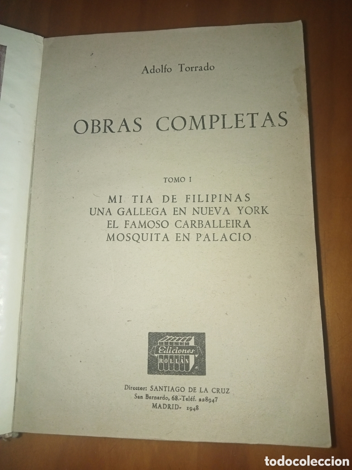 Libros de segunda mano: Obras completas tomo 1 Adolfo Torrado - Foto 5