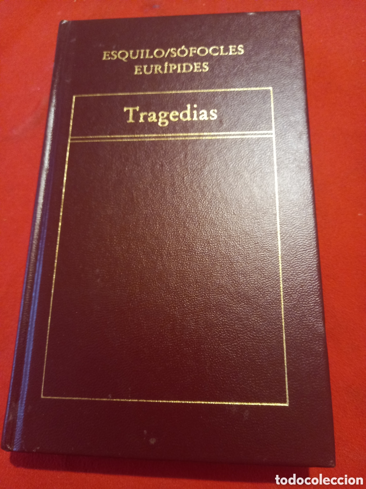 Libros de segunda mano: Tragedias. Esquilo/ S&oacute;focles/ Euripides. - Foto 1