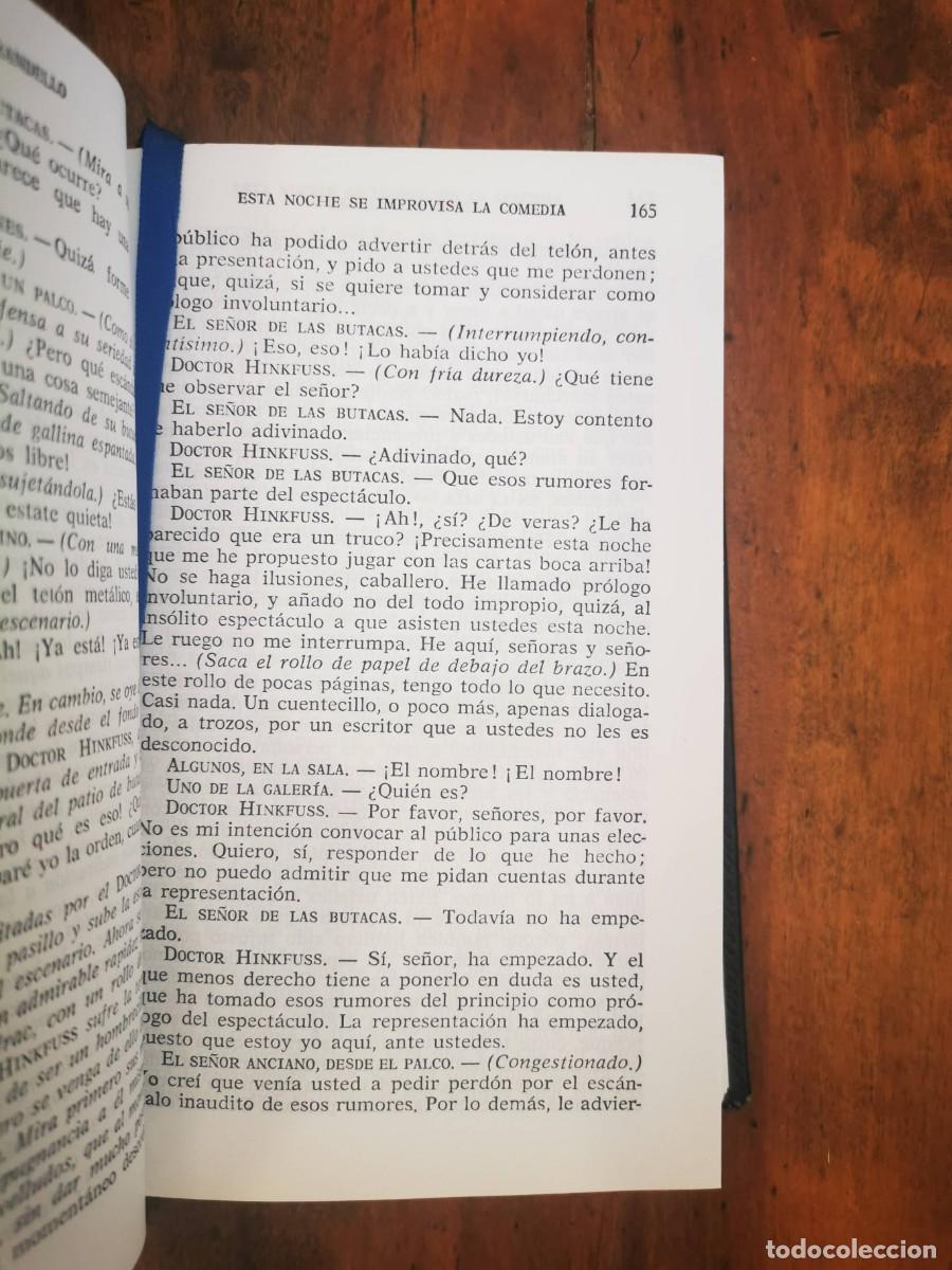 Libros de segunda mano: PIRANDELLO, Luigi. Obras completas: [2 vol.] - Foto 4