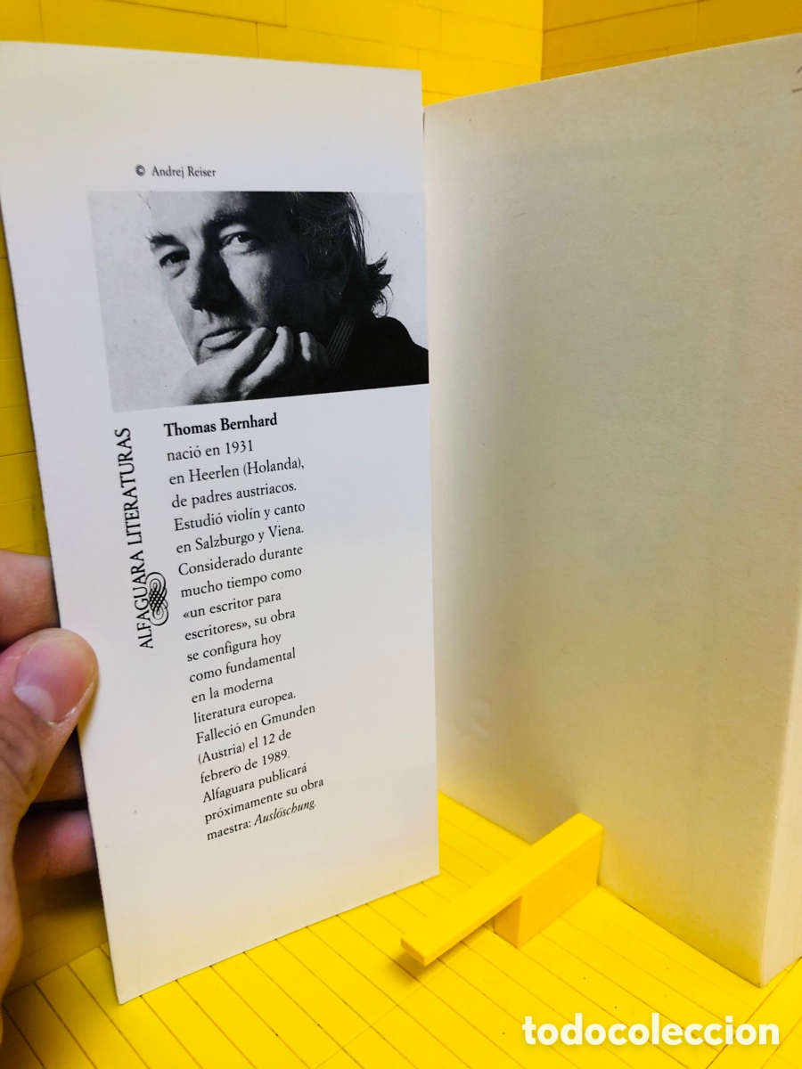 Libros de segunda mano: TEATRO ● ALFAGUARA ● THOMAS BERNHARD ● 1990 - Foto 3