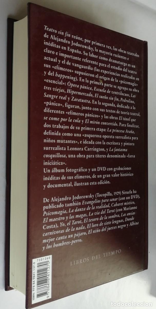 Libros de segunda mano: TEATRO SIN FIN, ALEJANDRO JODOROWSKY, SIRUELA - Foto 5