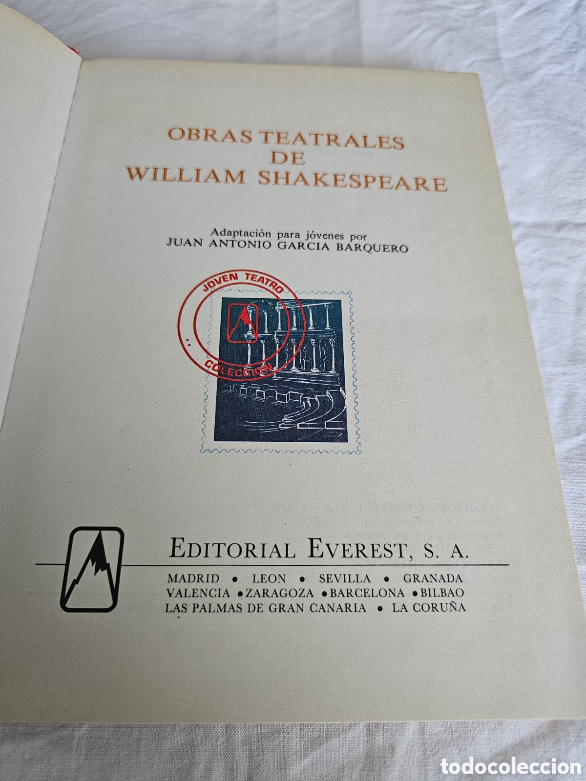 Libros de segunda mano: OBRAS TEATRALES DE WILLIAM SHAKESPEARE , EVEREST - Foto 2