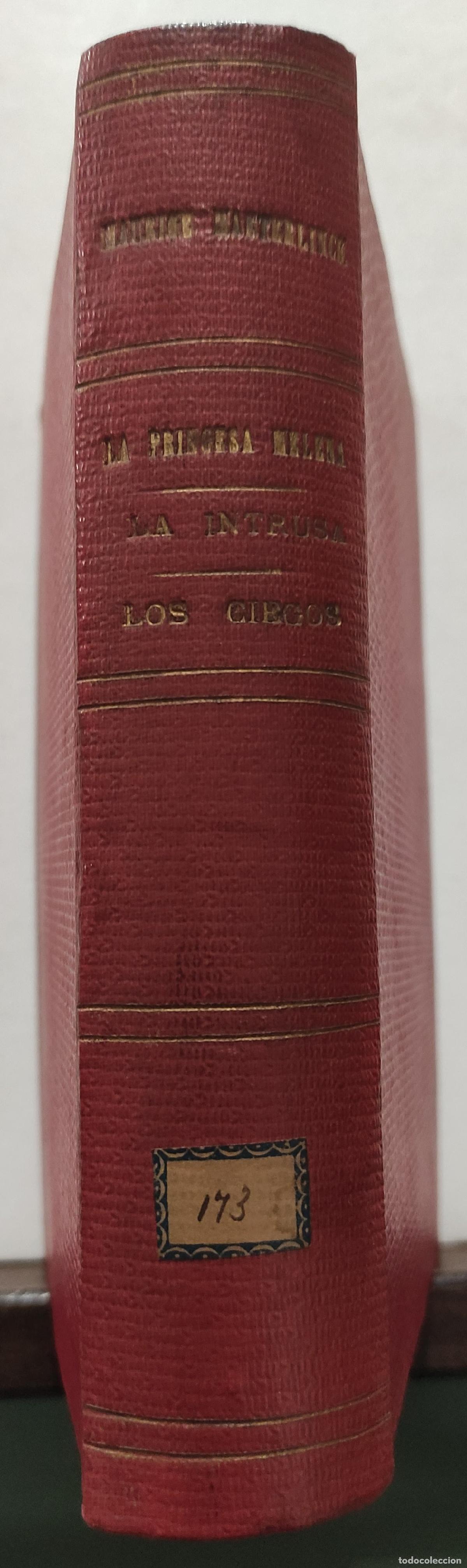 Libros de segunda mano: LA PRINCESA MALENA - LA INTRUSA - LOS CIEGOS - MAURICE MAETERLINCK - Foto 1