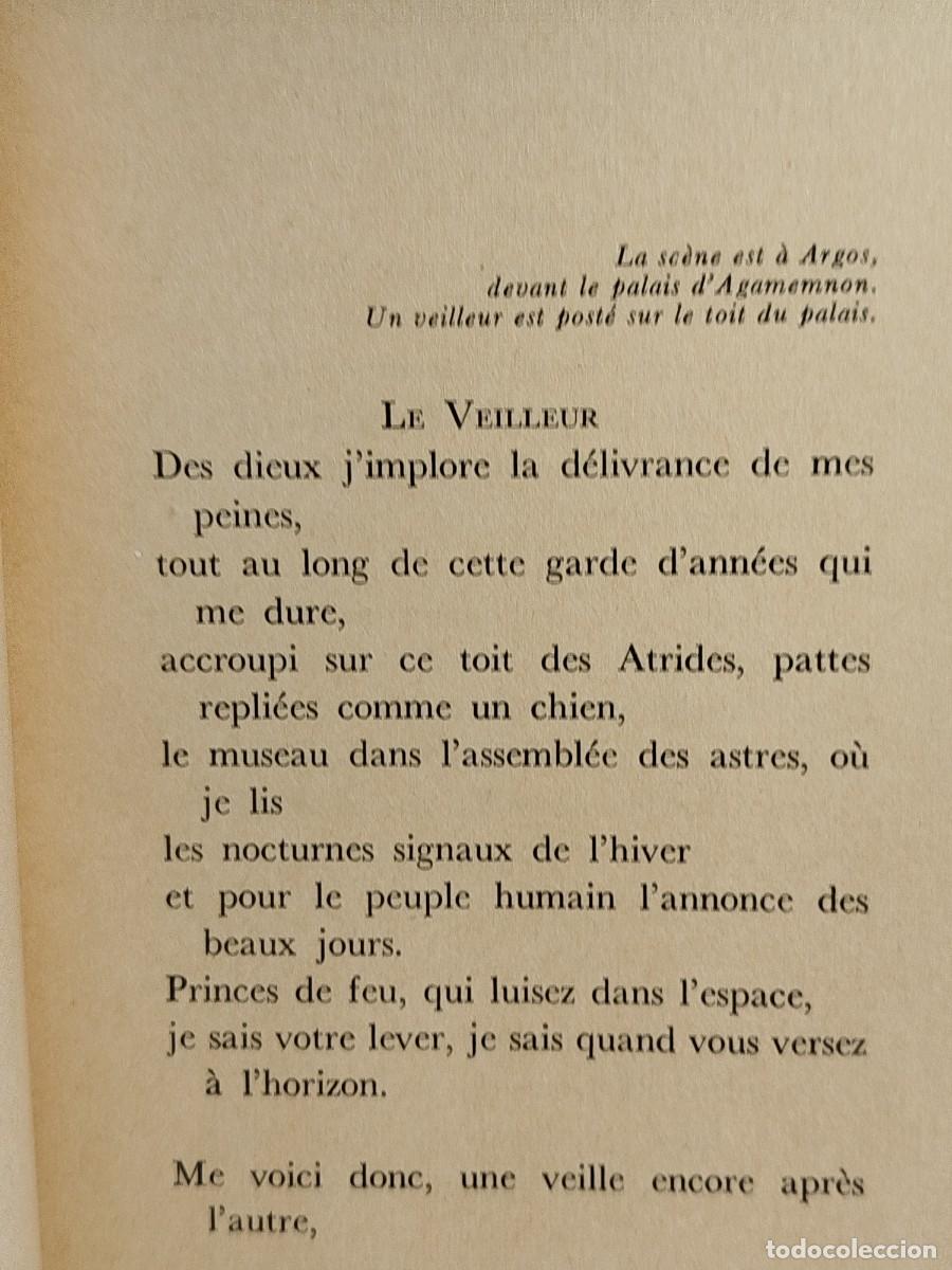 Libros de segunda mano: 1952. Agamemnon. Eschyle. - Foto 5