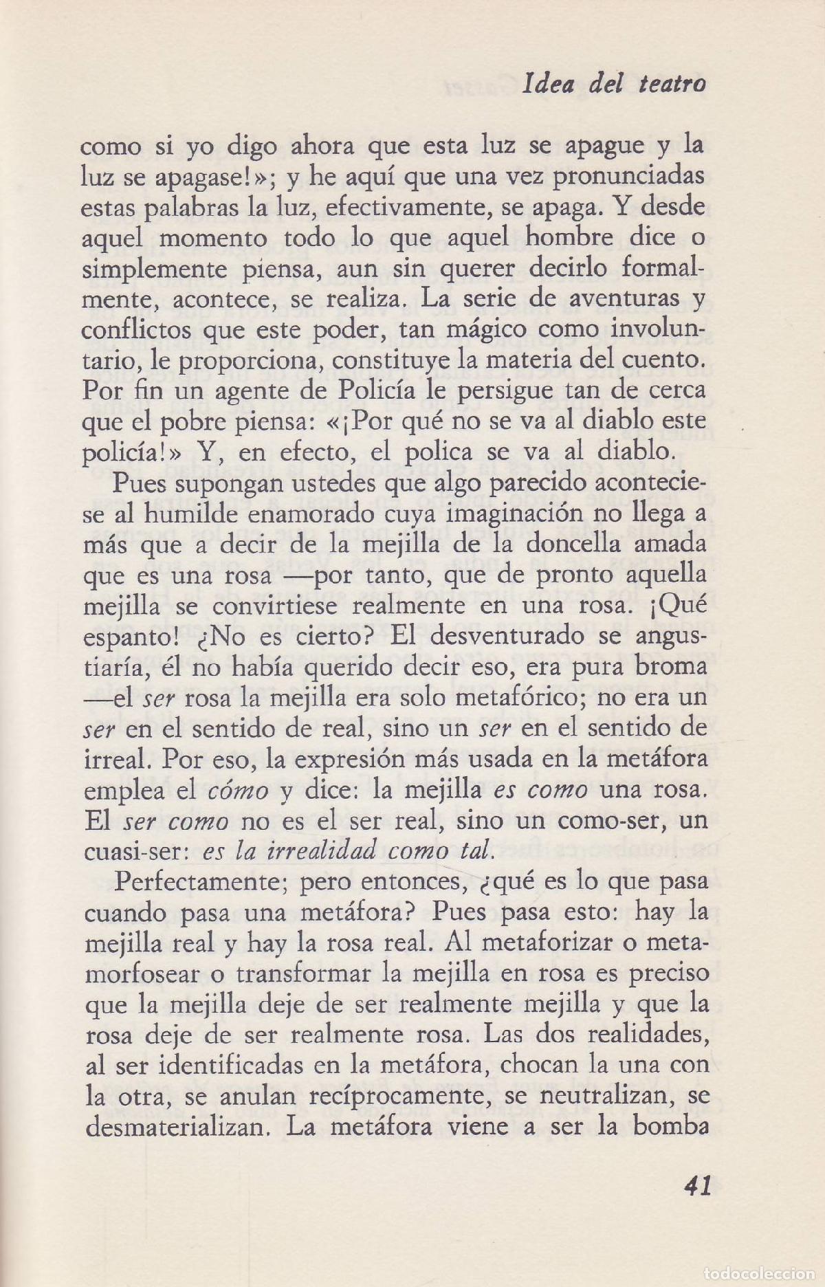 Libros de segunda mano: Idea del teatro - Ortega y Gasset, Jose - Foto 3