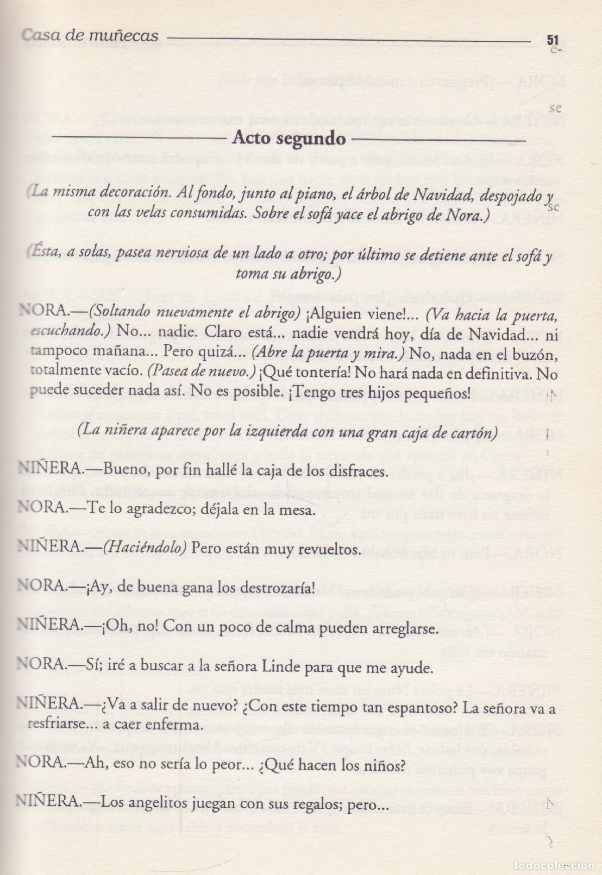Libros de segunda mano: La casa de munecas - Ibsen, Henrik - Foto 2
