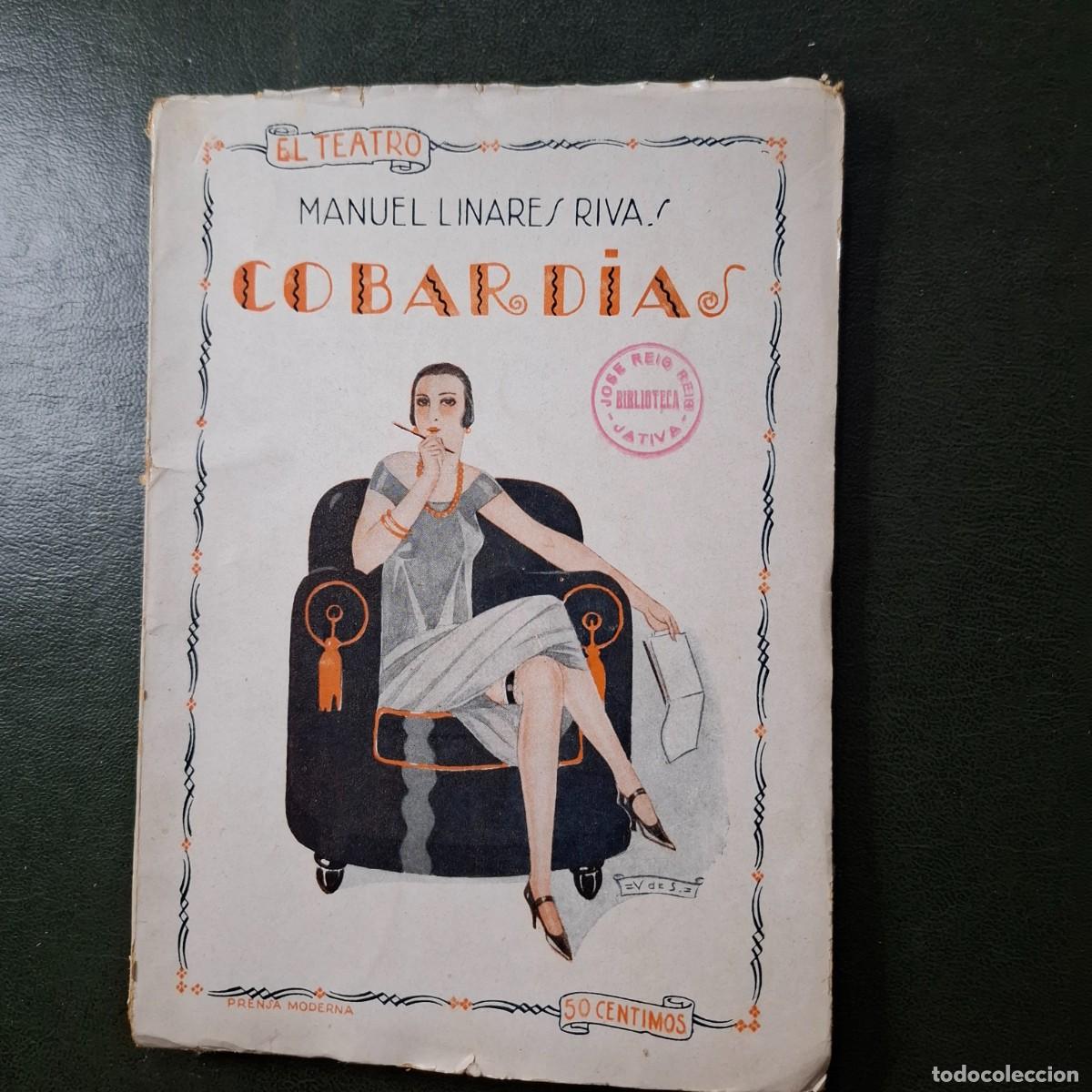 Libros de segunda mano: Cobardias - Manuel Linares Rivas - 1925 - Foto 1