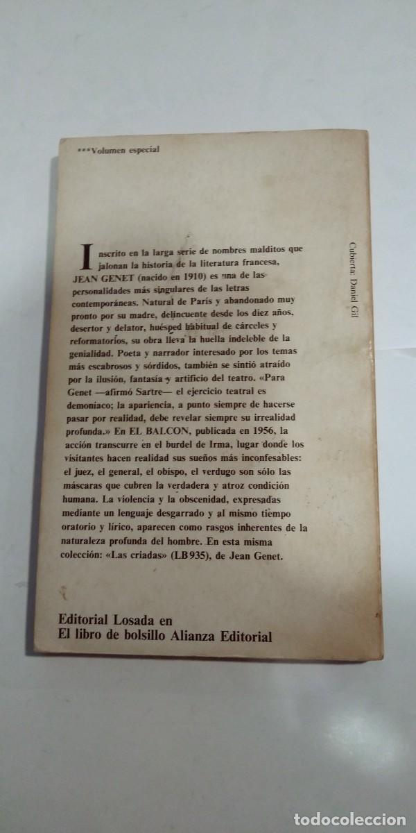Libros de segunda mano: El balc&oacute;n Jean Genet - Foto 2