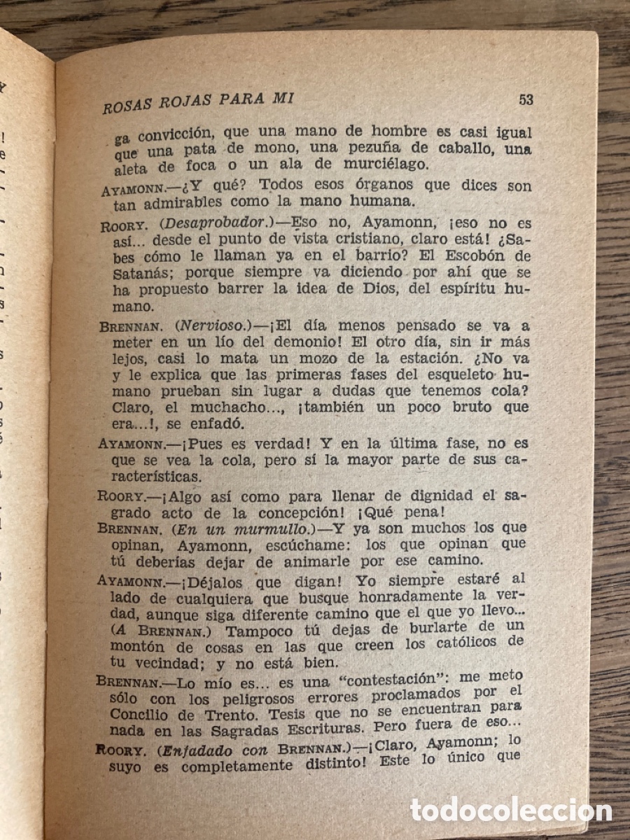 Libros de segunda mano: Rosas rojas para mi de Sean O&rsquo;Casey - Foto 5