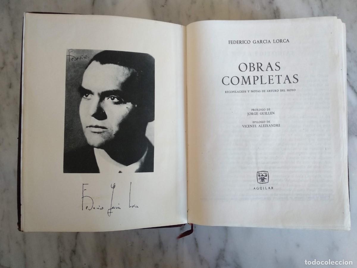 Libros de segunda mano: Federico Garc&iacute;a Lorca. Obras completas - Foto 3