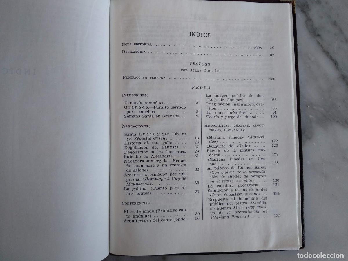 Libros de segunda mano: Federico Garc&iacute;a Lorca. Obras completas - Foto 9