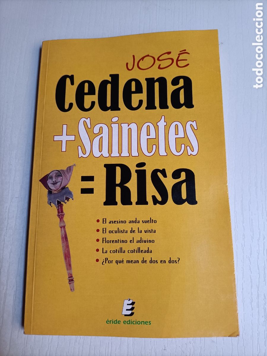 Libros de segunda mano: 5 sainetes en busca de carcajadas y + sainetes = risa Jos&eacute; Cedena - Foto 4