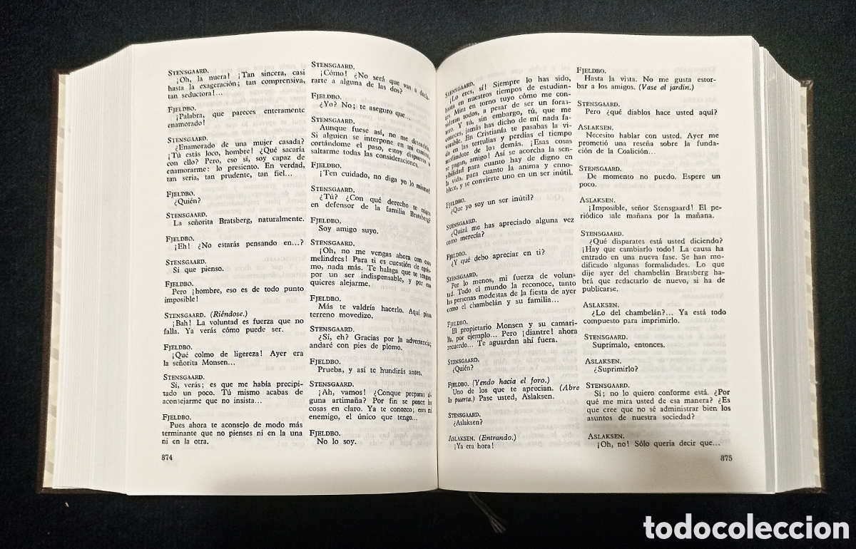 Libros de segunda mano: IBSEN. Teatro Completo. Editorial Aguilar. - Foto 3