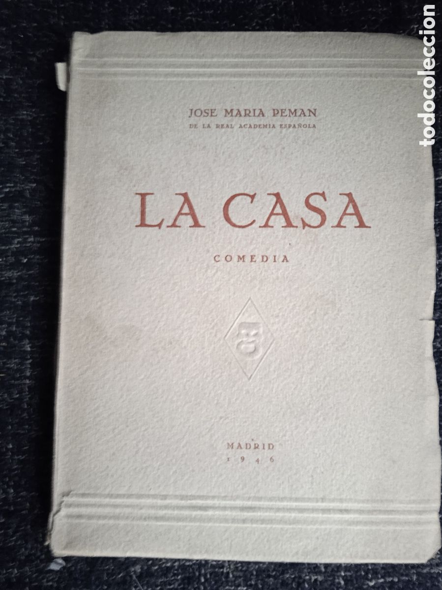 Libros de segunda mano: LA CASA / JOSE MARIA PEMAN. - COMEDIA - Foto 1