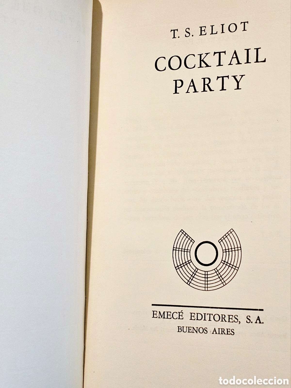 Libros de segunda mano: Cocktail party. T. S. Eliot - Foto 6