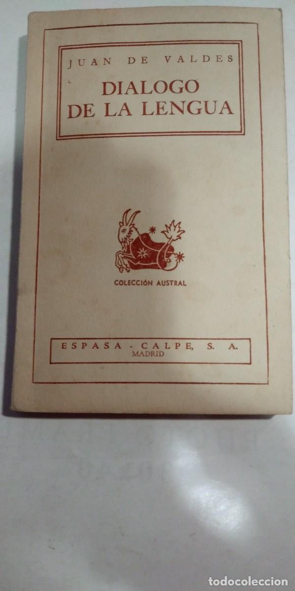 Libros de segunda mano: Di&aacute;logo de la lengua Juan de Vald&eacute;s - Foto 1
