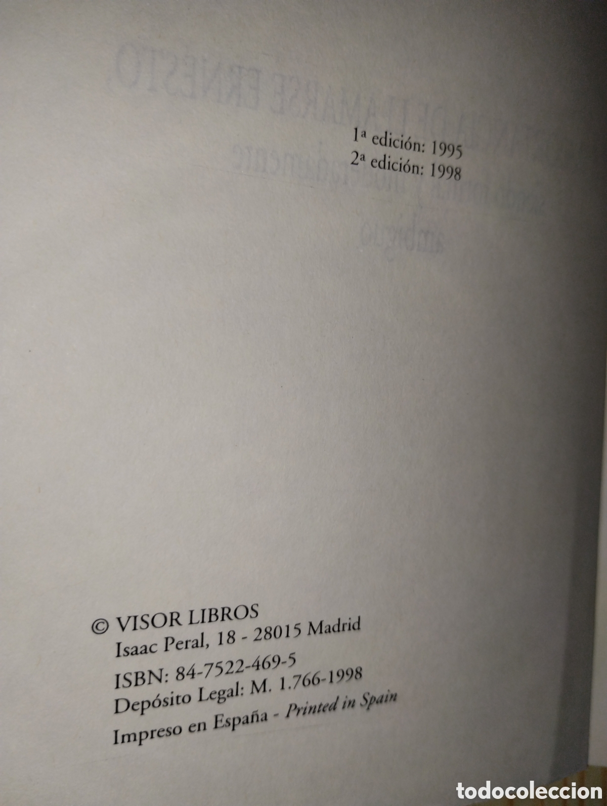 Libros de segunda mano: LA IMPORTANCIA DE LLAMARSE ERNESTO - Foto 5