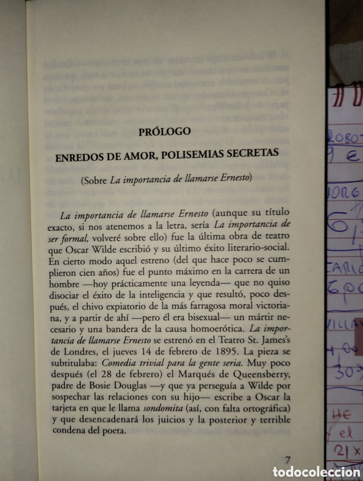 Libros de segunda mano: LA IMPORTANCIA DE LLAMARSE ERNESTO - Foto 7