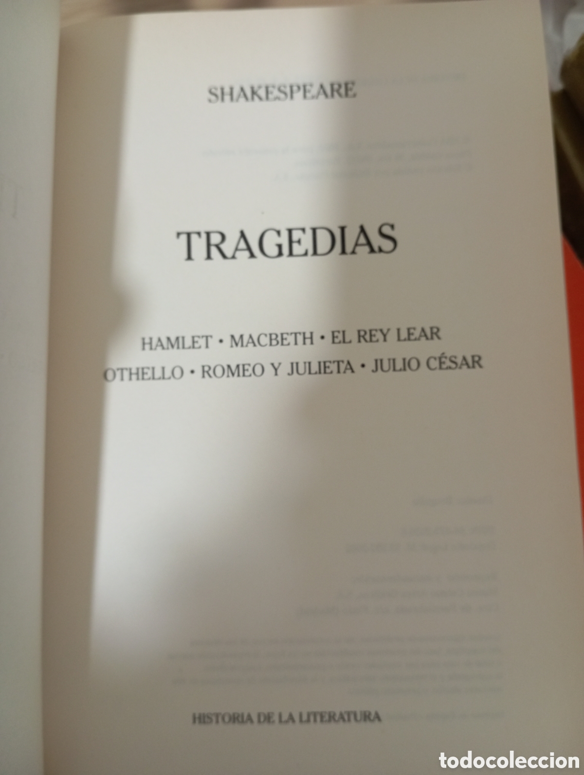 Libros de segunda mano: Tragedias. Shakespeare. Historia de la literatura - Foto 4