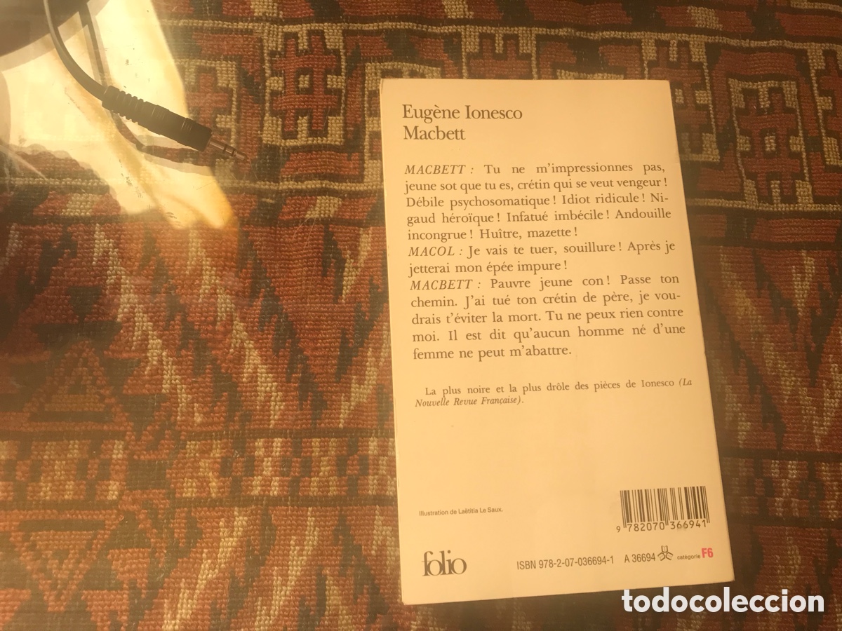 Libros de segunda mano: Ionesco. Macbett. Folio. Gallimard - Foto 3