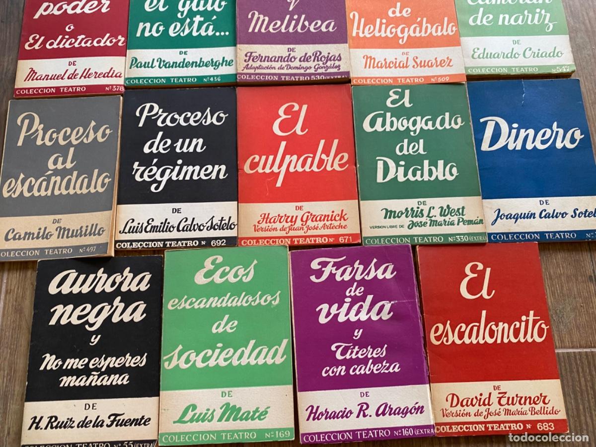 Libros de segunda mano: 14 EJEMPLARES COLECCI&Oacute;N TEATRO - Foto 3