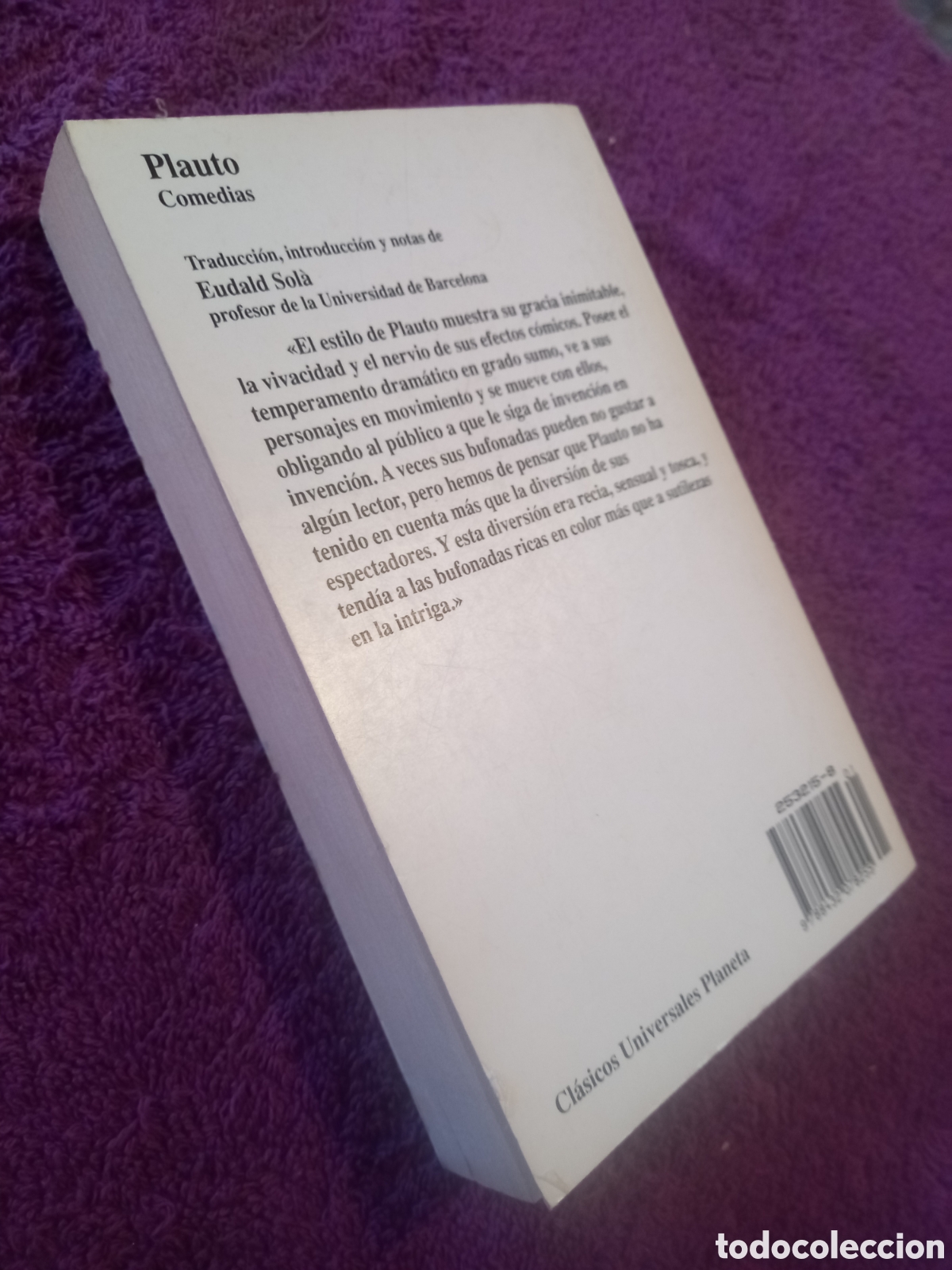 Libros de segunda mano: Comedias. Plat&oacute;n. Editorial Planeta. - Foto 4