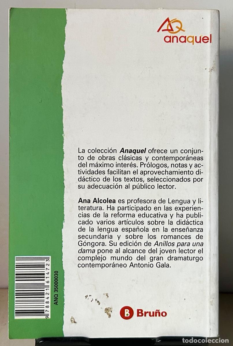 Libros de segunda mano: ANILLOS PARA UNA DAMA. Antonio Gala - Foto 2