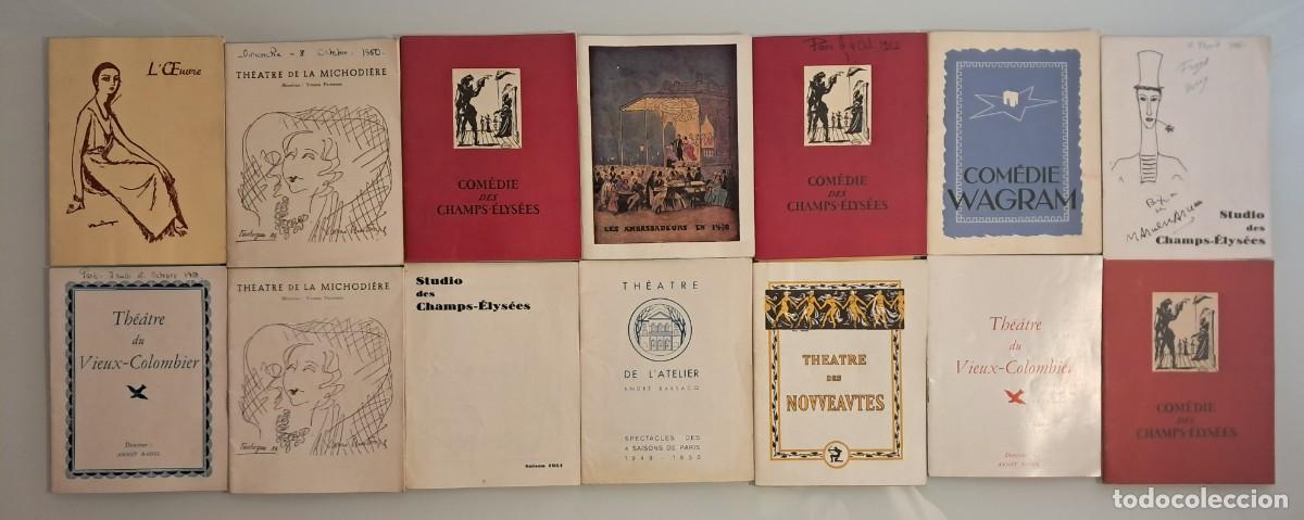 Libros de segunda mano: 28 Programas de teatro y danza. Par&iacute;s. 1948-1954 - Foto 1