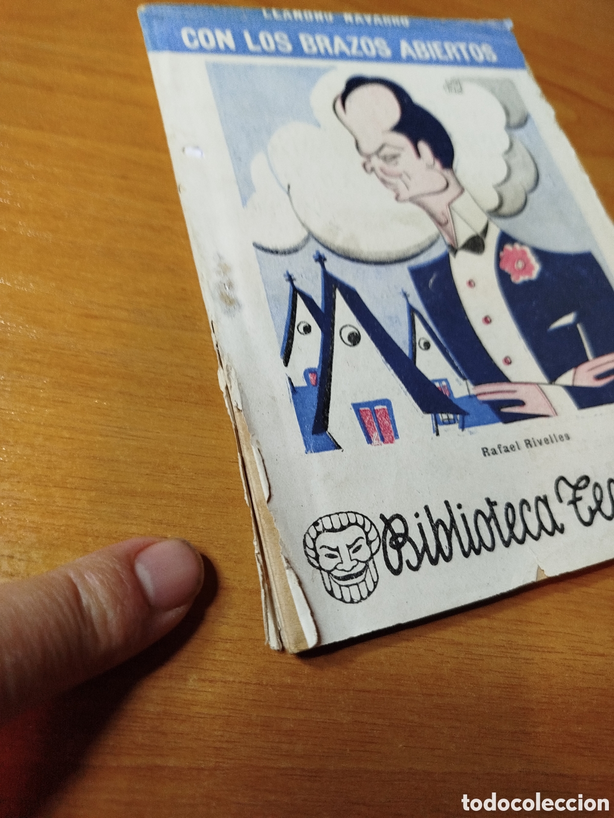 Libros de segunda mano: Con los brazos abiertos. Leandro Navarro. Biblioteca teatral - Foto 4