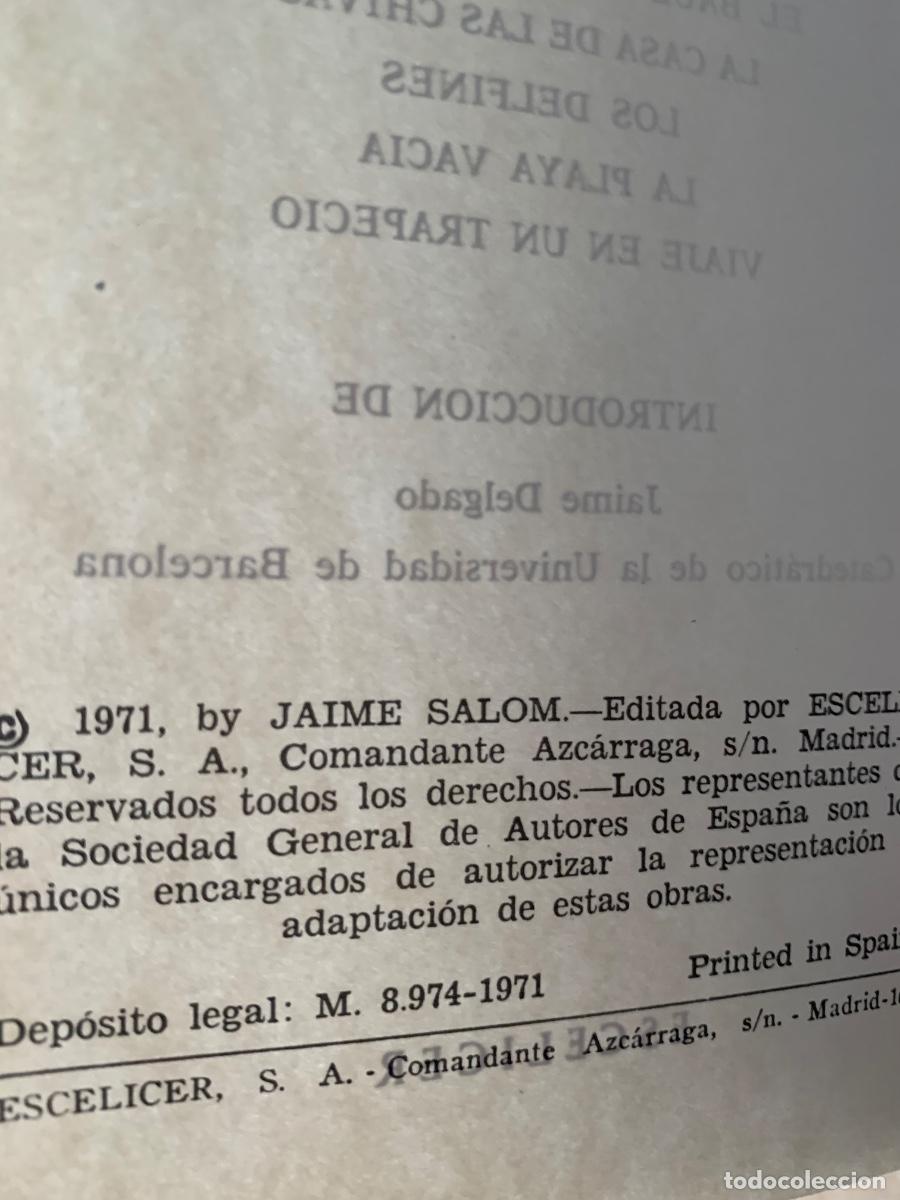 Libros de segunda mano: Teatro Selecto de Jaime Salom (Bols 25) - Foto 4