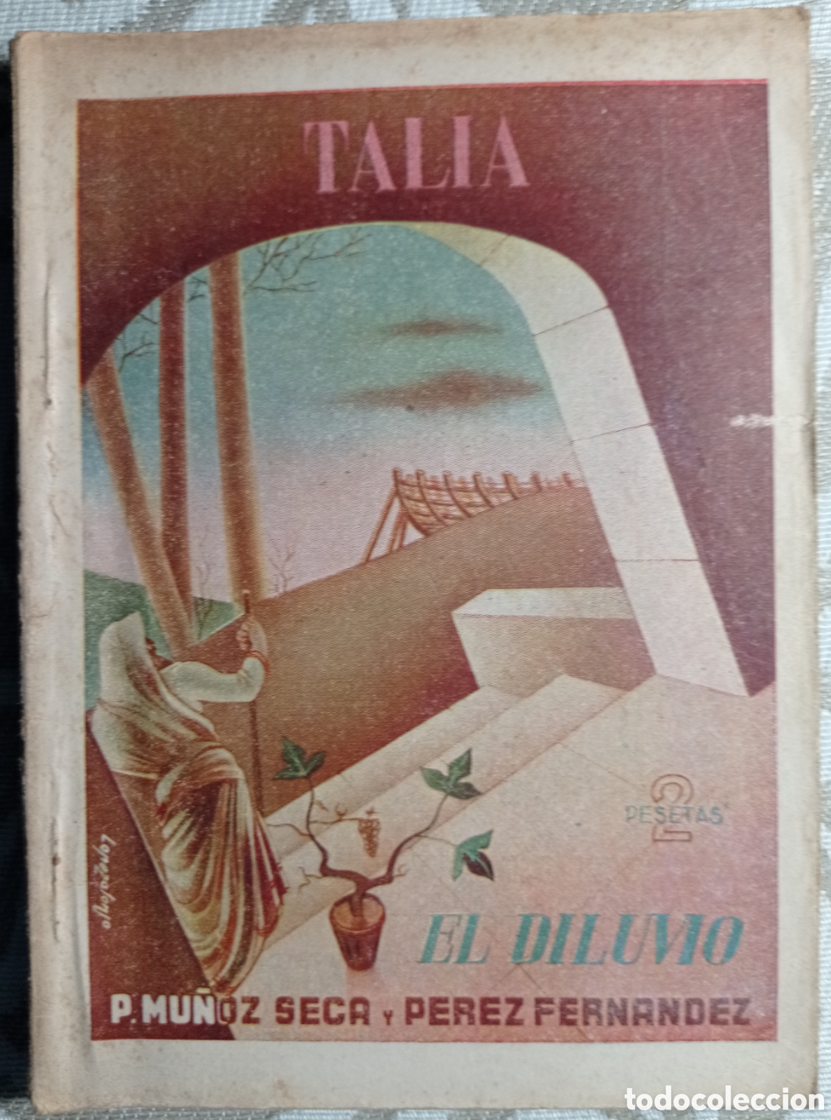 Libros de segunda mano: EL DILUVIO. OBRA DE TEATRO DE MU&Ntilde;OZ SECA - Foto 1