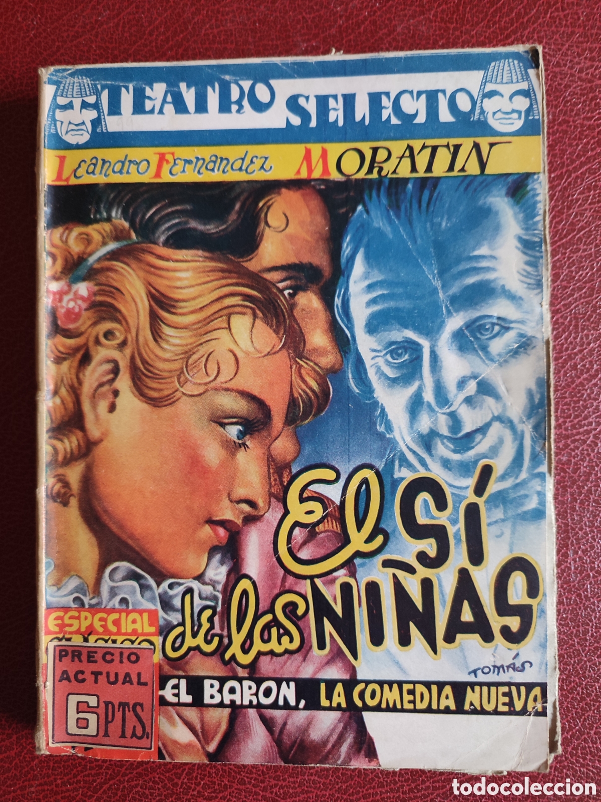 Libros de segunda mano: Libro El Si de las ni&ntilde;as. Morat&iacute;n. Teatro selecto - Foto 1