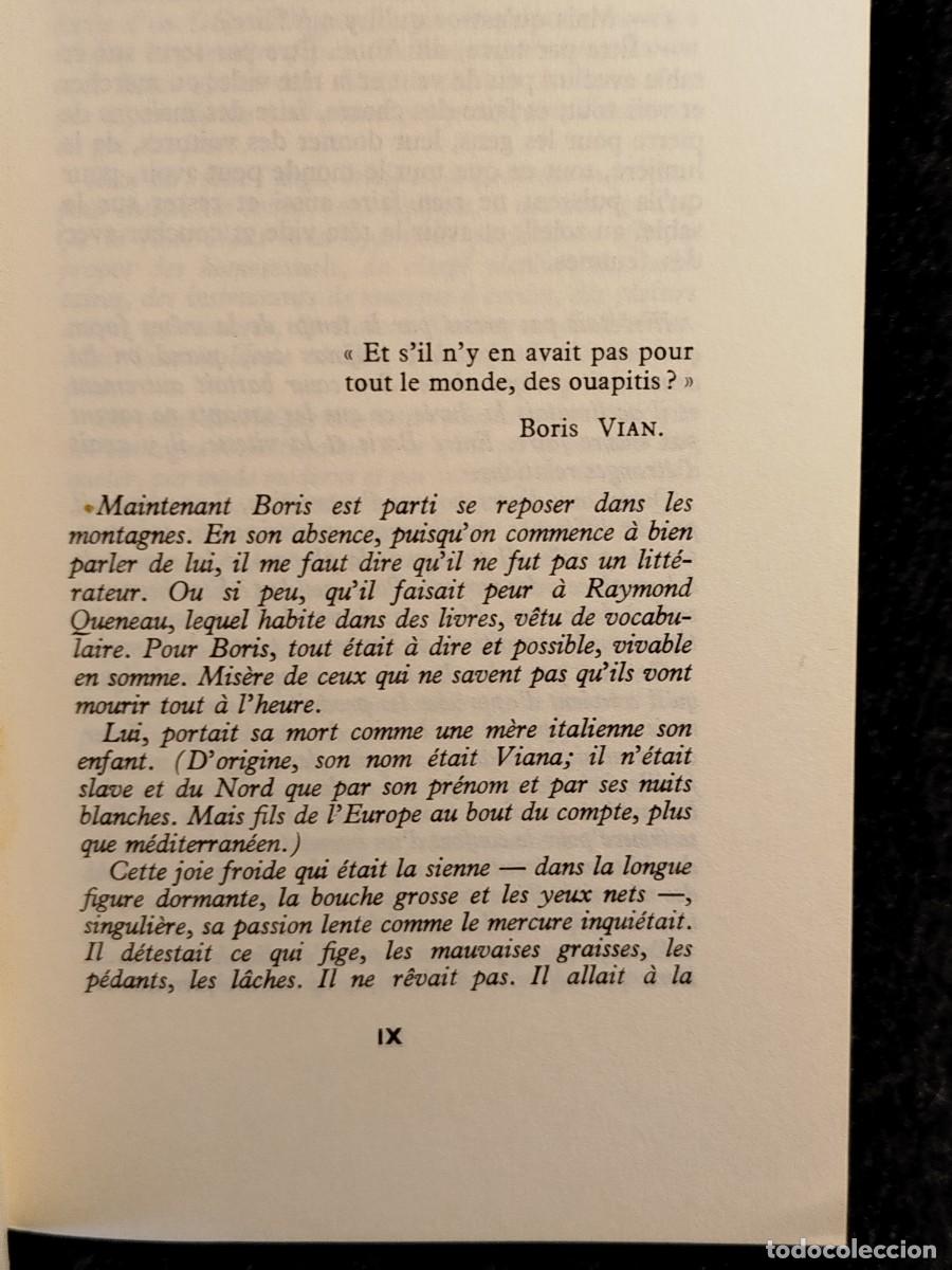 Libros de segunda mano: 1965. Theatre. Boris Vian. - Foto 3