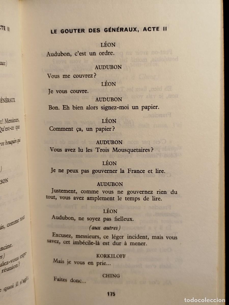 Libros de segunda mano: 1965. Theatre. Boris Vian. - Foto 8