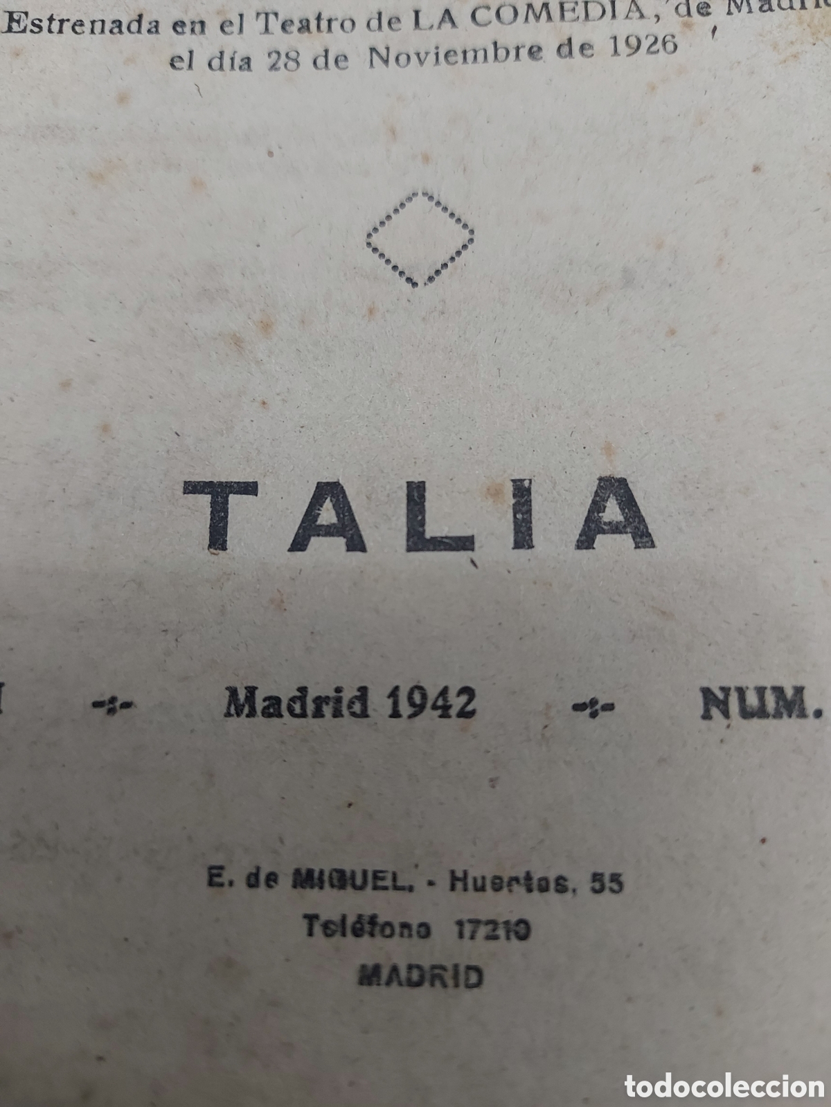 Libros de segunda mano: TALIA,Madrid a&ntilde;o 1942 - Foto 2