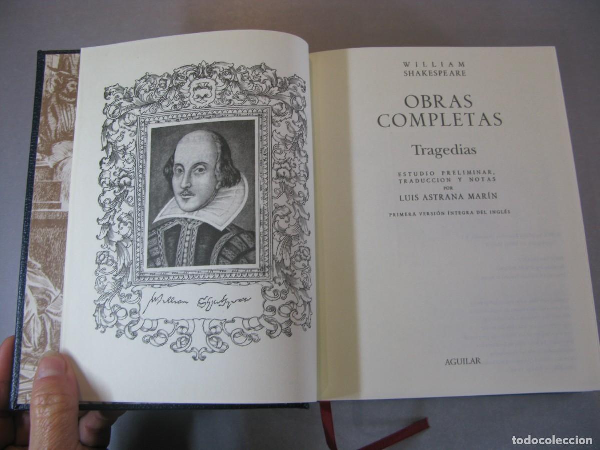 Libros de segunda mano: WILLIAM SHAKESPEARE: OBRAS COMPLETAS I - TRAGEDIAS - AGUILAR 2003 - Foto 5