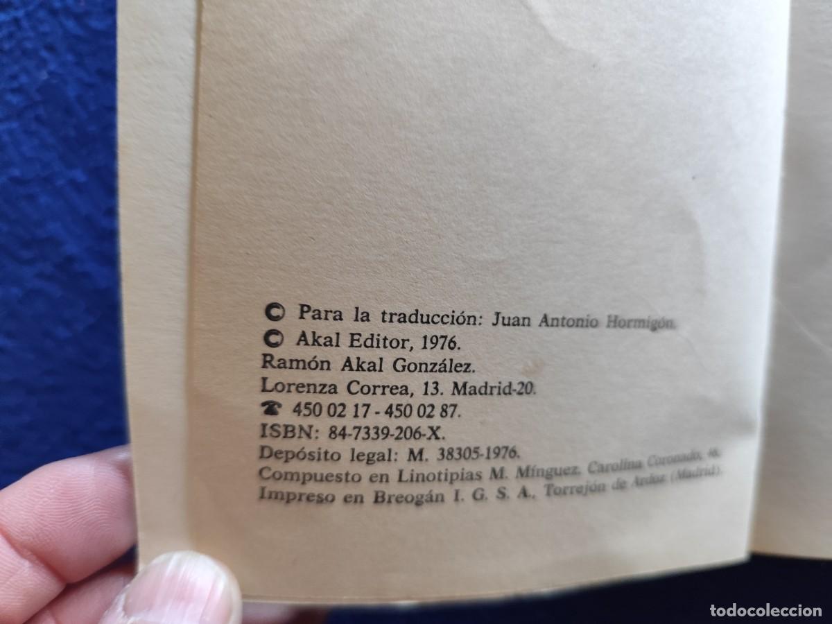 Libros de segunda mano: Julio C&eacute;sar o La Ambici&oacute;n del Poder William Sakespeare Ediciones Akal 1976 - Foto 5