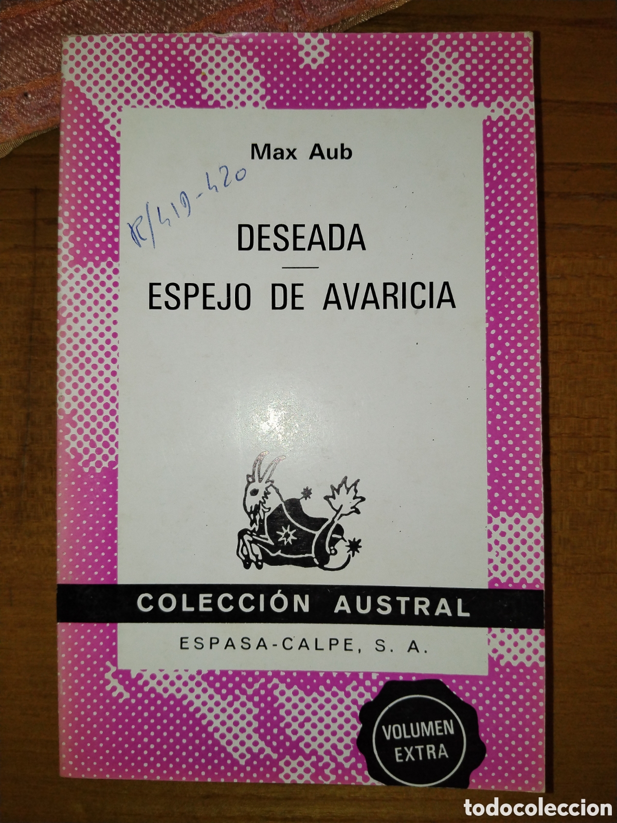 Libros de segunda mano: Deseada. Espejo de avaricia. Max Aub. Austral - Foto 1