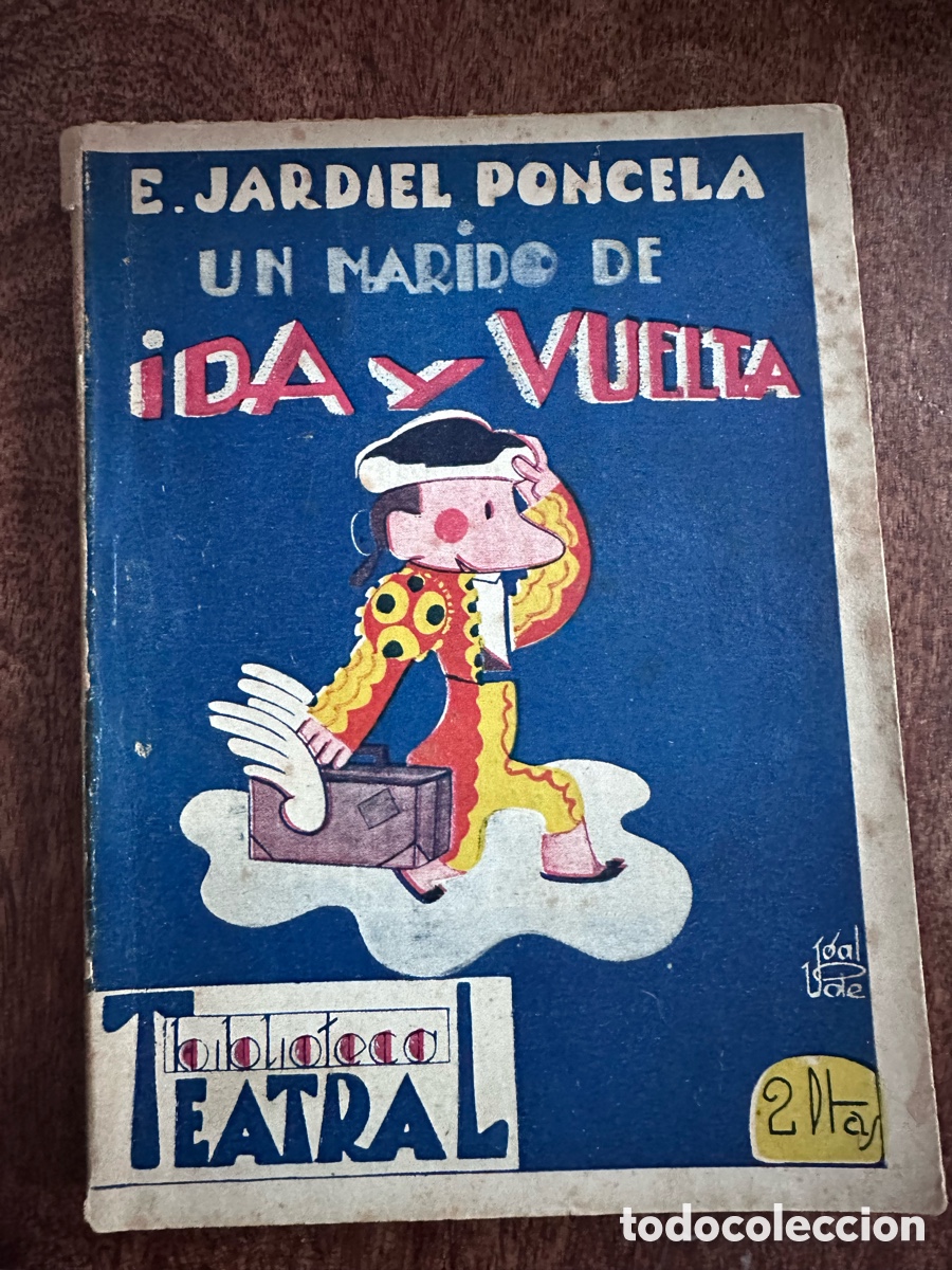 Libros de segunda mano: Biblioteca teatral Un marido de ida y vuelta - Foto 1