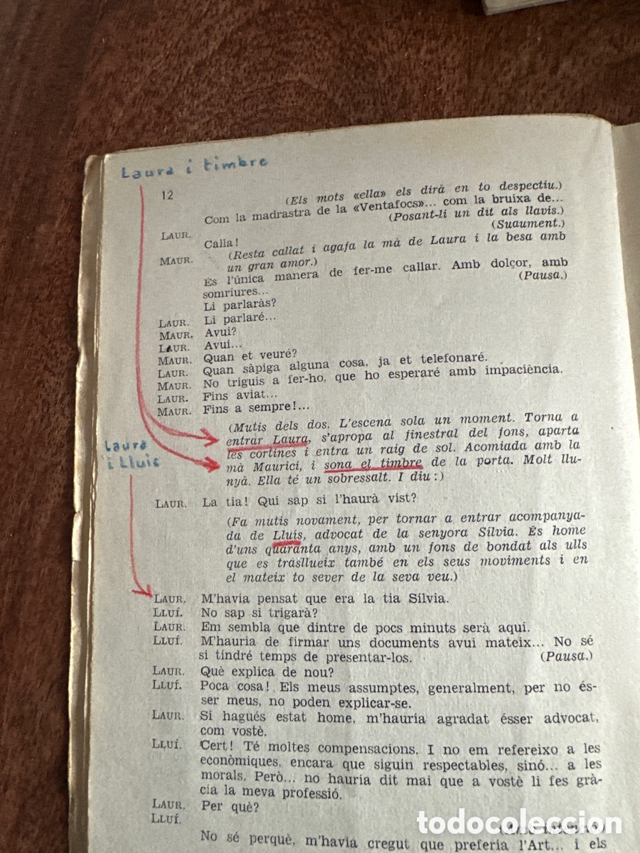 Libros de segunda mano: Passaport per a leternitat. Com&egrave;dia dram&aacute;tica en tres actes. J. C. Tapias - S.Vendrell - Foto 4